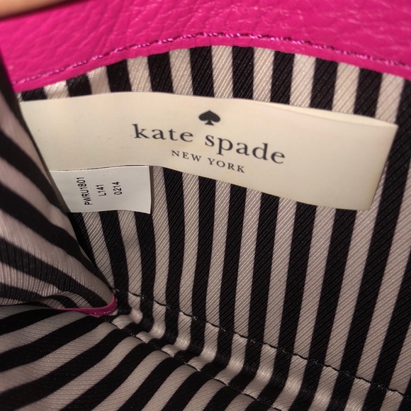 Pink Kate Spade Zip Wallet - Picture 5 of 6